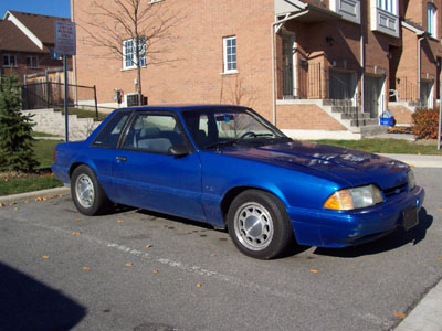 Ford Mustang Blue 1989