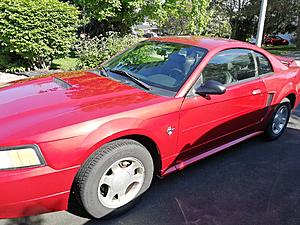 1999 Red Ford Mustang (only 76,500 km!)-image-4.jpg